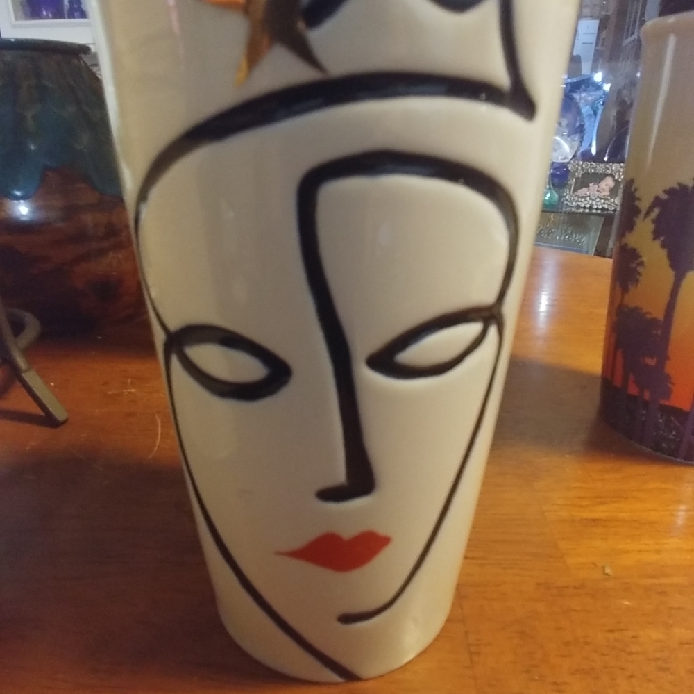 Starbucks Anniversary Siren Face Gold Navy Mermaid. Year 2015.